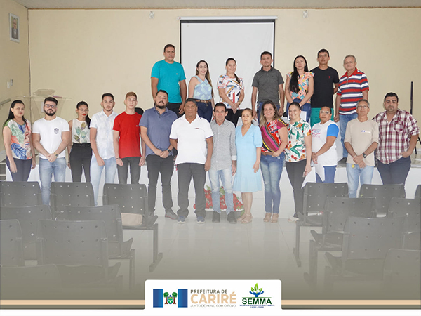 Secretaria do Meio Ambiente (SEMMA) apresenta equipe que irá integrar a Autarquia Municipal do Meio Ambiente de Cariré.
